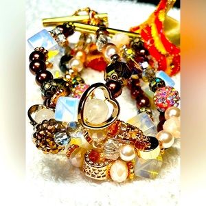 Multi row “WOW” bracelet-make em stop and stare!